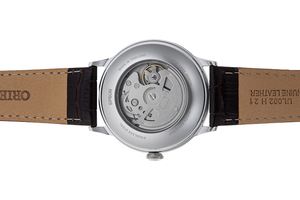 ORIENT: Mechanical Classic Watch, Leather Strap - 40.5mm (RA-AK0702Y)