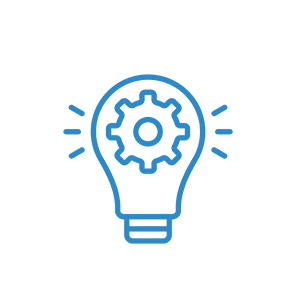 icon of a lightbulb