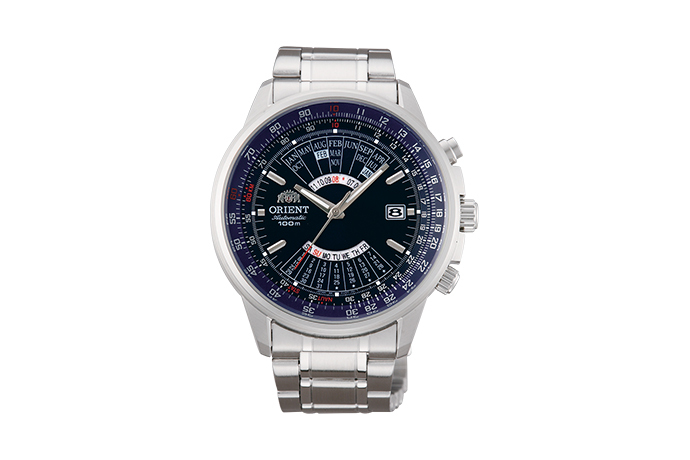 Reloj Orient Hombre Acero Calendario Wr 100mts Fun3t003d0