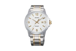 ORIENT: Quartz Contemporary Watch, Metal Strap - 41.0mm (UNE5002W)