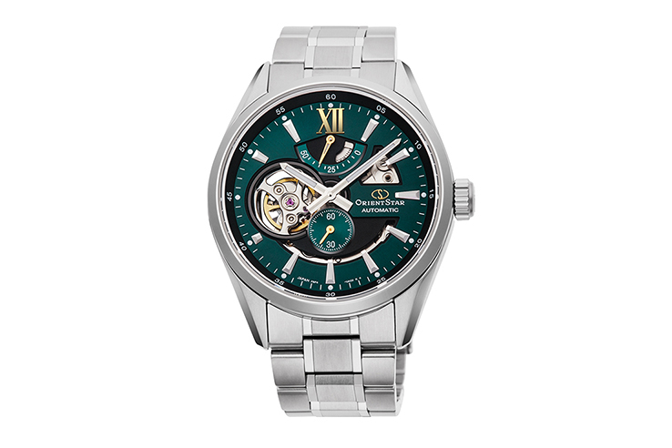 ORIENT STAR: Mechaniczny Nowoczesny Zegarki, Metalowy Pasek - 41.0mm (RE-AV0114E)