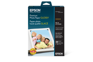 Premium Photo Paper Glossy, Borderless, 5" x 7", 20 hojas