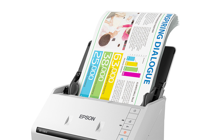 Epson DS-530 II Color Duplex Document Scanner - Certified Epson DS-530 II Color Duplex Document Scanner - Certified
