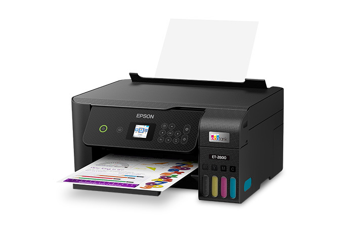 Ecotank Et 2800 Wireless Color All In One Cartridge Free Supertank Printer With Scan And Copy 6013