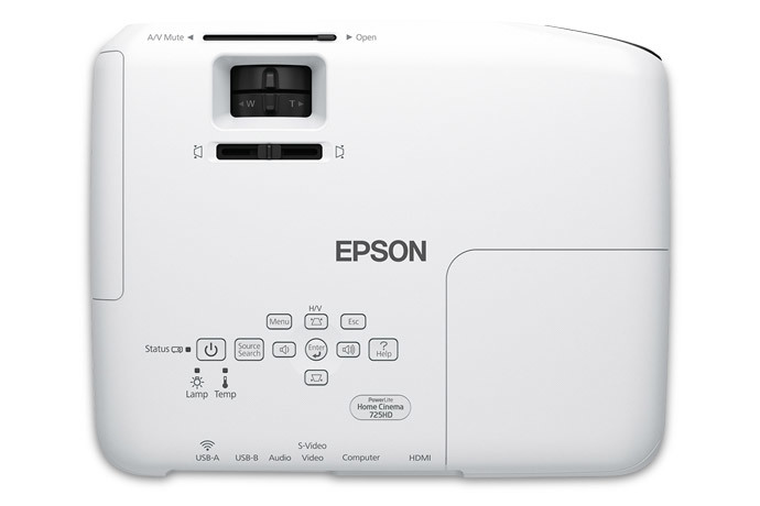 PowerLite Home Cinema 725HD 720p 3LCD Projector