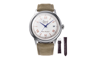 ORIENT: Mechanical Classic Watch, Leather Strap - 40.5mm (RA-AC0027S) Limited