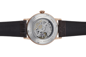 RE-AW0005L | ORIENT STAR: Mechanical Classic Watch, Leather Strap 