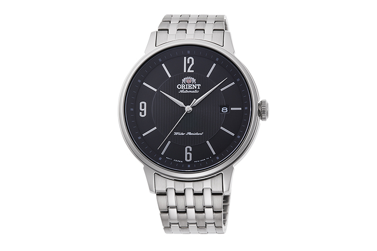 ORIENT: Mechanische Modern Uhr, Metall Band - 42.4mm (RA-AC0J08B)
