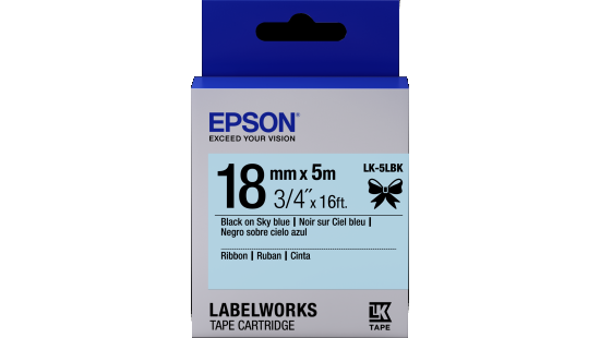Epson LabelWorks Ribbon LK Cartridge ~3/4
