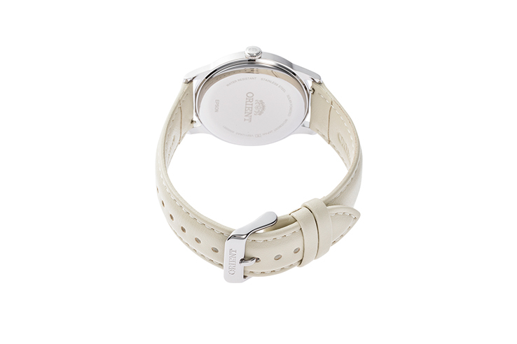 ORIENT: Quartz Classic Watch, Synthetic leather Strap - 38.4mm (RA-WK0005P)