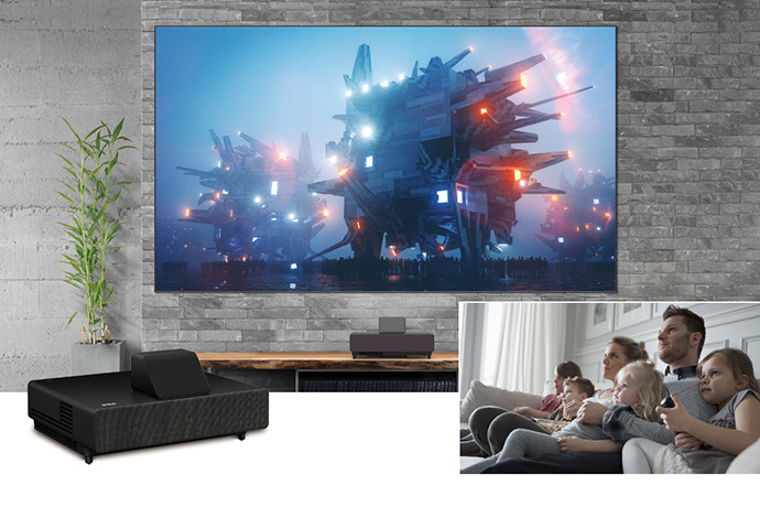 EpiqVision Ultra LS500 Ultra Short Throw Laser Projector - Black