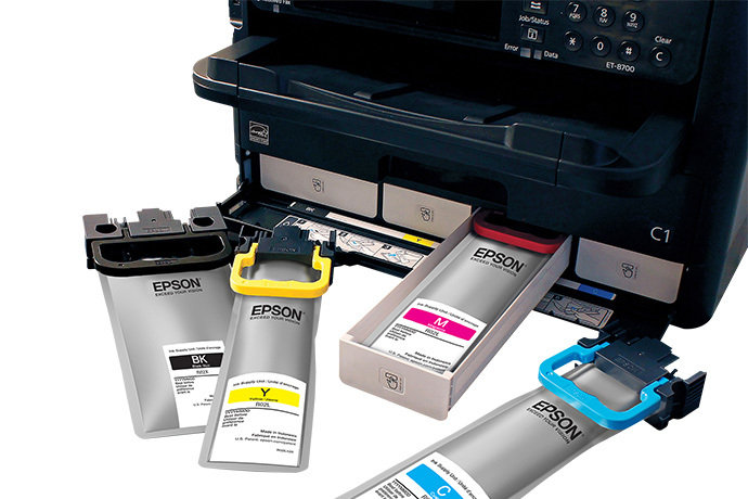 Workforce Pro Et 8700 Ecotank All In One Supertank Printer Inkjet Printers For Work Epson Us