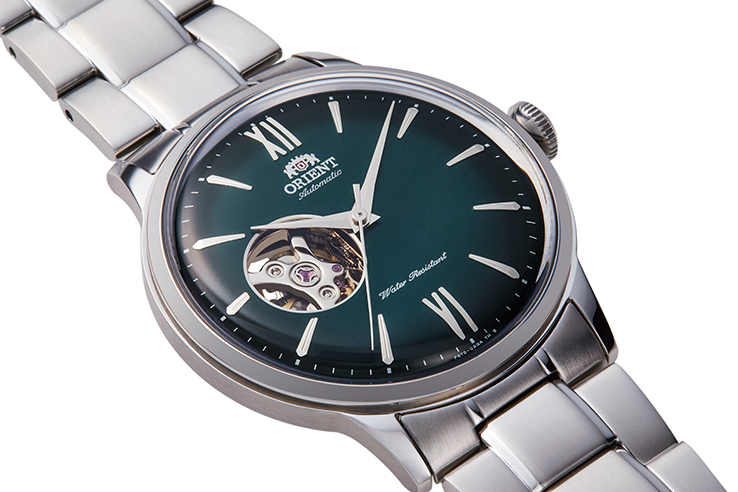 ORIENT: Mecánico Clásico Reloj, Cuero Correa - 40.5mm (RA-AG0005L)