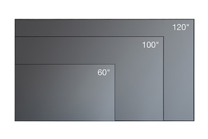 SilverFlex™ Ultra 100" Ambient Light Rejecting Mega Screen