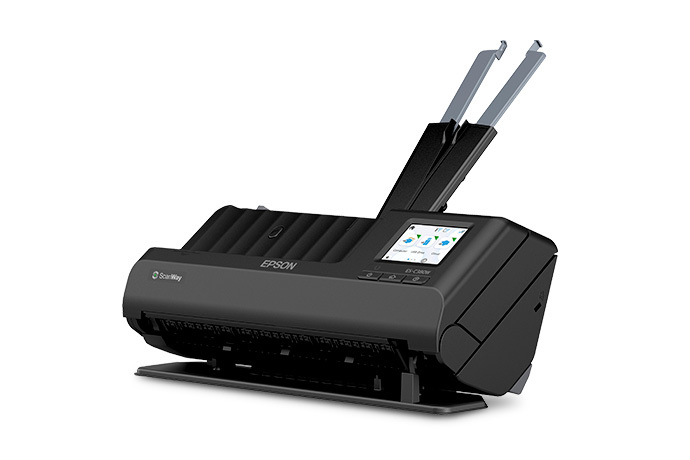 WorkForce ES-C380W Wireless Compact Document Scanner with LCD Touchscreen