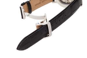 ORIENT: Mechanical Classic Watch, Leather Strap - 42.5mm (RA-AK0003S)