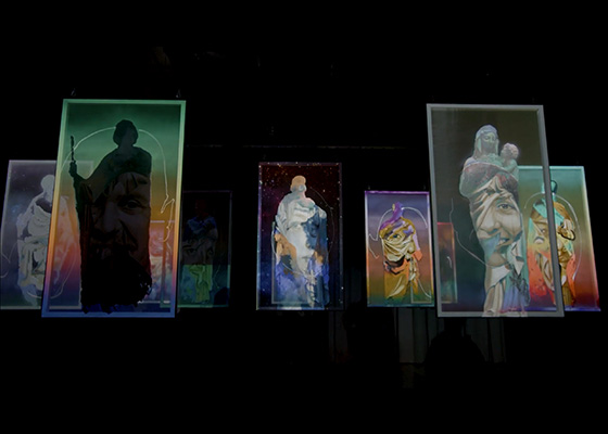 STAINED GLASS, IMMERSIVE, The Museum Experience, Projector