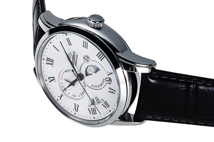 AK00002S | ORIENT: Mechanical Classic Watch, Leather Strap - 42.5 