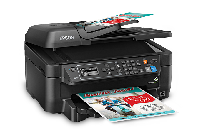  Epson WF-2750 All-in-One Wireless Color Printer with Scanner,  Copier & Fax,  Dash Replenishment Ready : Office Products