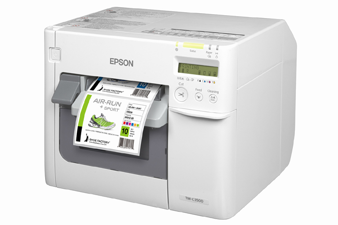 Impresora de etiquetas a color inkjet Epson ColorWorks® Serie CW-C4000