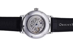 ORIENT STAR: Mechanical Classic Watch, CrocodileLeather Strap - 40mm (RE-HH0001S)