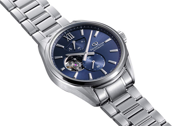ORIENT STAR: Mechanical Contemporary M34 Watch, Metal Strap - 40.0mm (RE-BY0010L) 