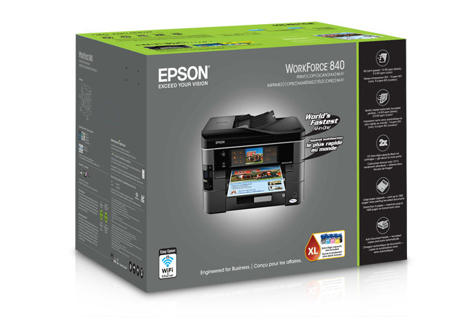 C11CA97201 Epson WorkForce 840 All In One Printer Inkjet Printers   1200Wx1200H