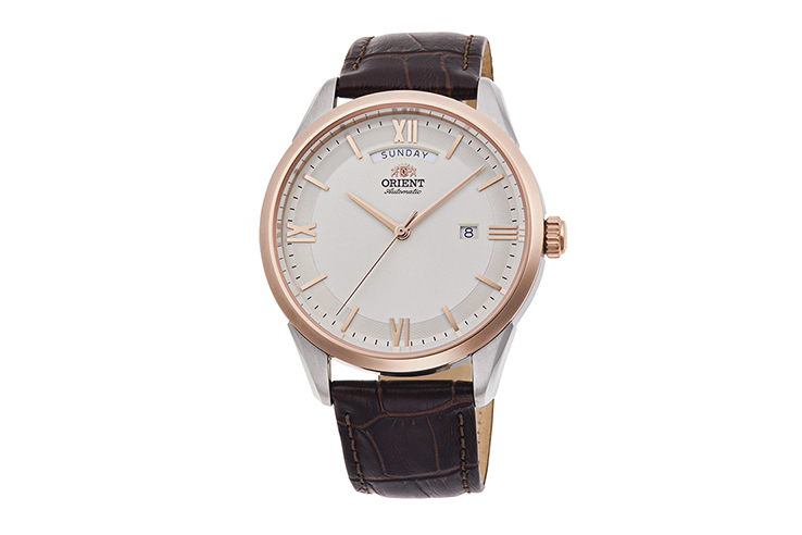 ORIENT: Mechanical Contemporary Watch, Leather Strap - 40.8mm (RA-AX0006S)