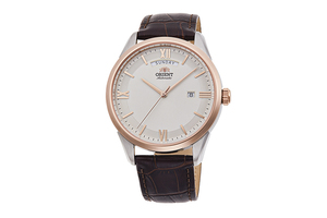 ORIENT: Mechanical Contemporary Watch, Leather Strap - 40.8mm (RA-AX0006S)