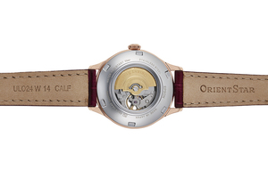 ORIENT STAR: Mechanical Classic Watch, Leather Strap - 30.5mm (RE-ND0006S)