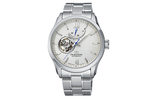 ORIENT STAR: Mechanical Contemporary Watch, Metal Strap - 39.3mm (RE-AT0003S)