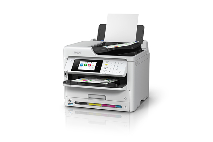 Impresora multifunción inalámbrica Epson Workforce Pro WF-4830 con  impresión automática a doble cara, copia, escaneo y fax, ADF de 50 páginas,  capacidad de papel para 500 hojas y pantalla táctil a color