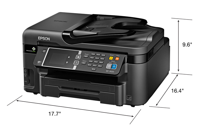 Epson Workforce Wf 3620 All In One Printer Inkjet Printers For Work Epson Canada 0503