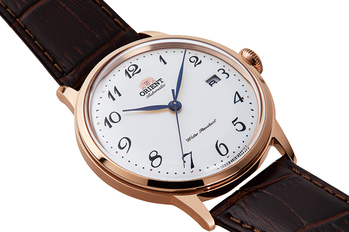 RA-AC0001S | ORIENT: Mechanical Classic Watch, Leather Strap 