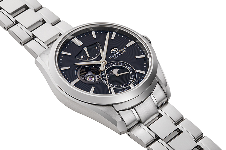 ORIENT STAR: Mecánico Contemporary Reloj, Metal Correa - 41.0mm (RE-AY0001B)