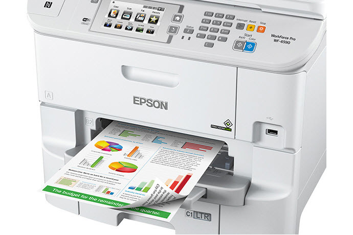 Epson WorkForce Pro WF-6590 Network Multifunction Color Printer - Certified ReNew
