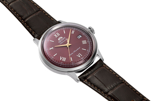 ORIENT: Mechanical Classic Watch, Leather Strap - 40.5mm (RA-AC0026R)