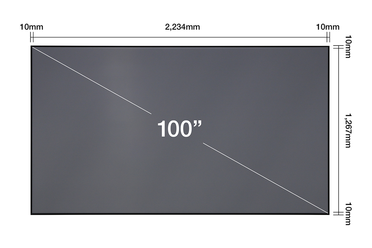100" UST ALR PROJECTOR SCREEN (ELPSC35)