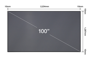 100" UST ALR PROJECTOR SCREEN (ELPSC35)