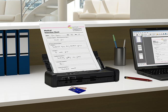 Epson DS-320 Portable Duplex Document Scanner with ADF