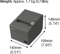 Epson TM-T82II Thermal POS Receipt Printer