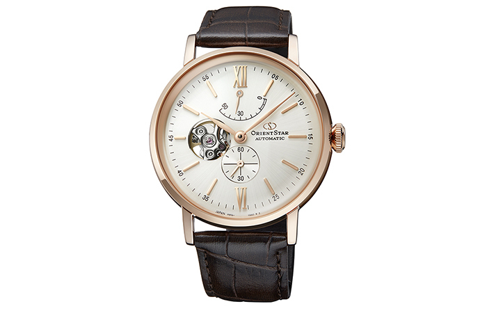 ORIENT STAR: Mechanical Classic Watch, Leather Strap - 40.0mm (RE-AV0001S)