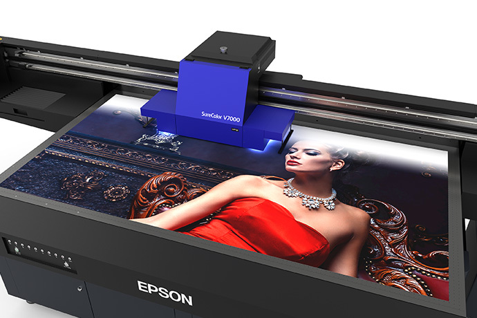 SureColor V7000 10-Color 4' x 8' UV Flatbed Printer