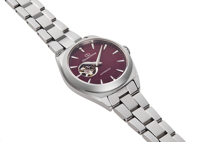 ORIENT STAR: Mecánico Contemporary Reloj, Metal Correa - 30.0mm (RE-ND0102R)