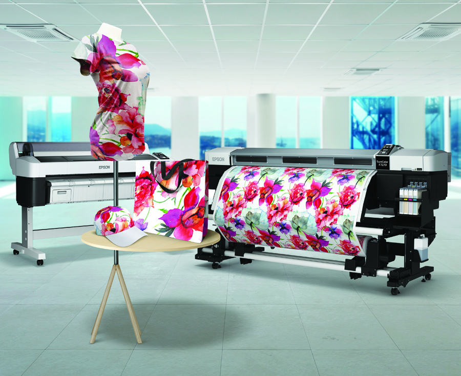 C11cf06402 Epson Surecolor Sc F7270 Dye Sublimation Textile Printer Large Format Printers 9585