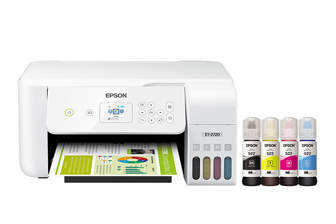 EcoTank ET 2720 All in One Supertank Printer White Products
