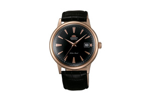 ORIENT: Mechanical Classic Watch, Leather Strap - 40.5mm (AC00001B)