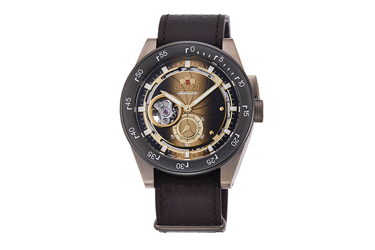 ORIENT: Zegarek mechaniczny Revival, skórzany pasek – 40,8 mm (RA-AR0204G) Limitowana edycja