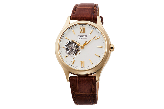 ORIENT: Mechanical Contemporary Watch, Leather Strap - 35.6mm (RA-AG0024S)