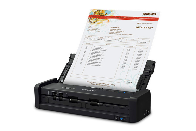 WorkForce ES-300WR Wireless Document Scanner ― Accounting Edition - Certified ReNew